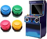 eMagTech Arcade Machine Push Buttons Multicolour Replacement Games Accessories view 4