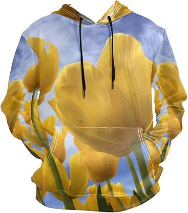 Yellow flower hoodie Clearance