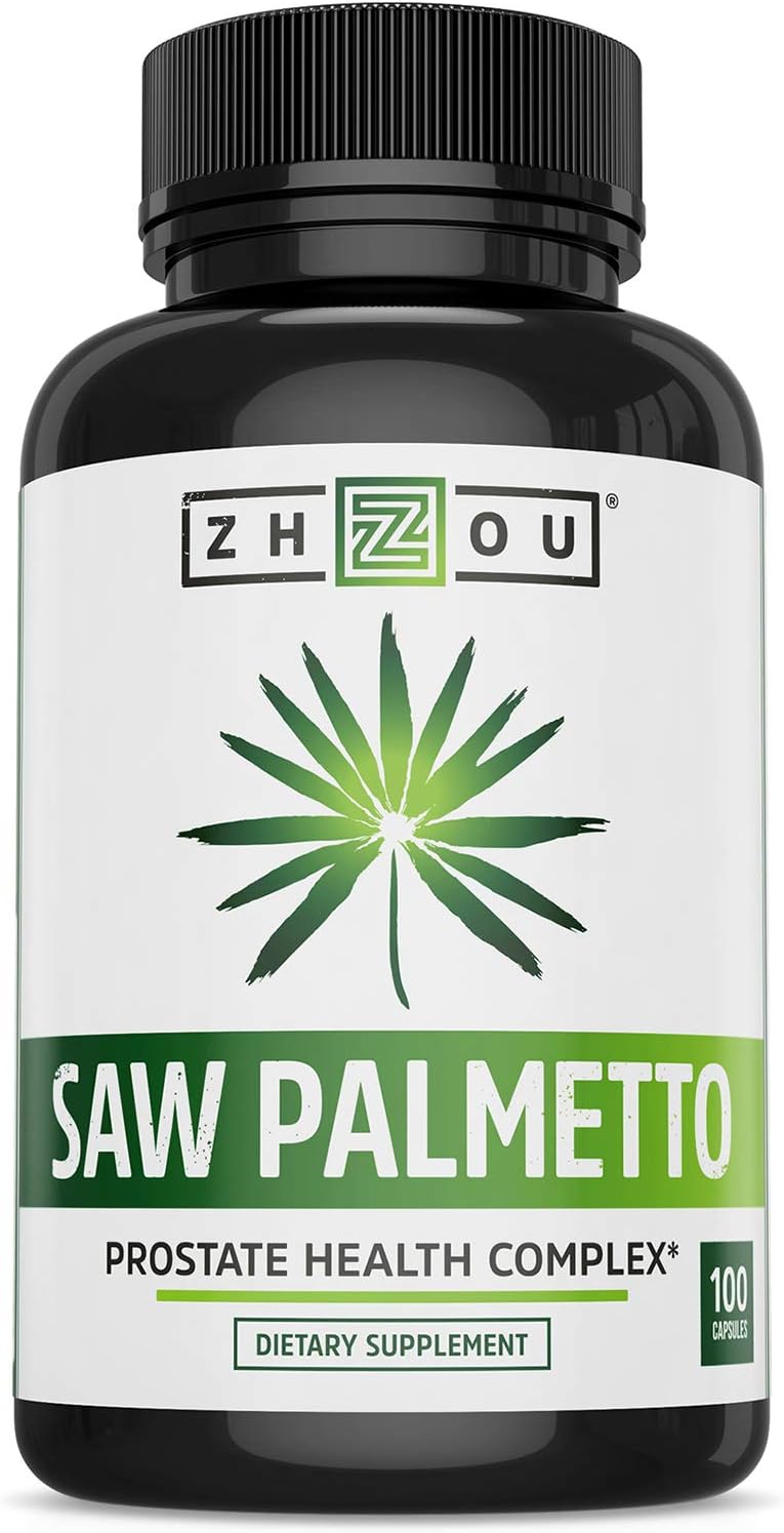 Saw Palmetto Supplement For Prostate Health - Extract & Berry Powder Complex - Healthy Urination Frequency & Flow Formula - May Help Block DHT - 500mg Capsules: Health & Personal Care