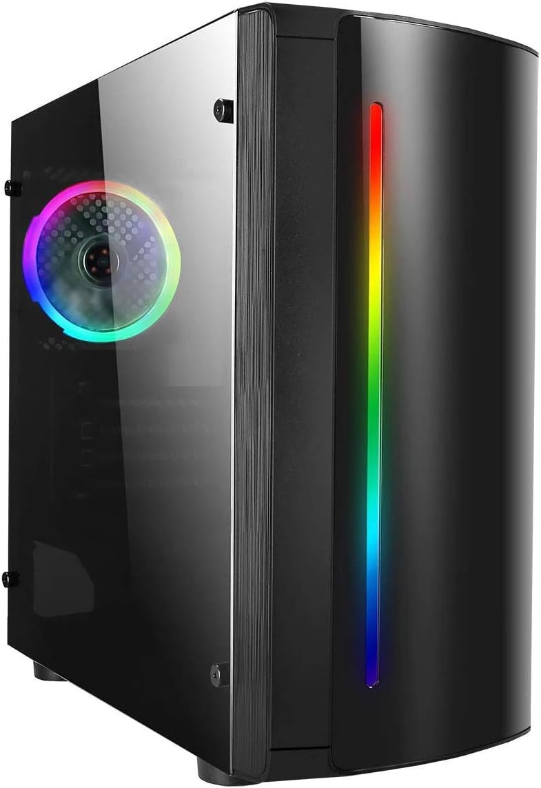 PALICOMP AMD Gaming PC AMD Quad Core 3.4Ghz Turbo - 16GB DDR4 RAM - 240GB SSD - 1TB Sata3 HDD - GeForce GT Series GT1030 2GB - WIFI - Windows 10