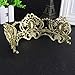 FUMUD Luxury Vintage Gold Wedding Crown Alloy Bridal Tiara Baroque Queen King Crown Purple Crystal Tiara Crown
