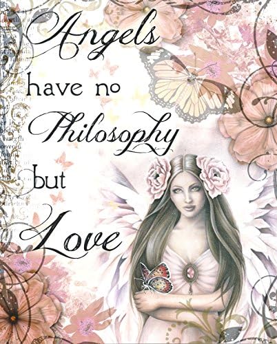Jessica Galbreth, The Vintage Angel, Print 8"x10" Angels Have No Philosophy But Love