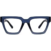 Oprah's Favorite Things Take a Bow Oversized Square Blue Light Blocking Reading Glasses