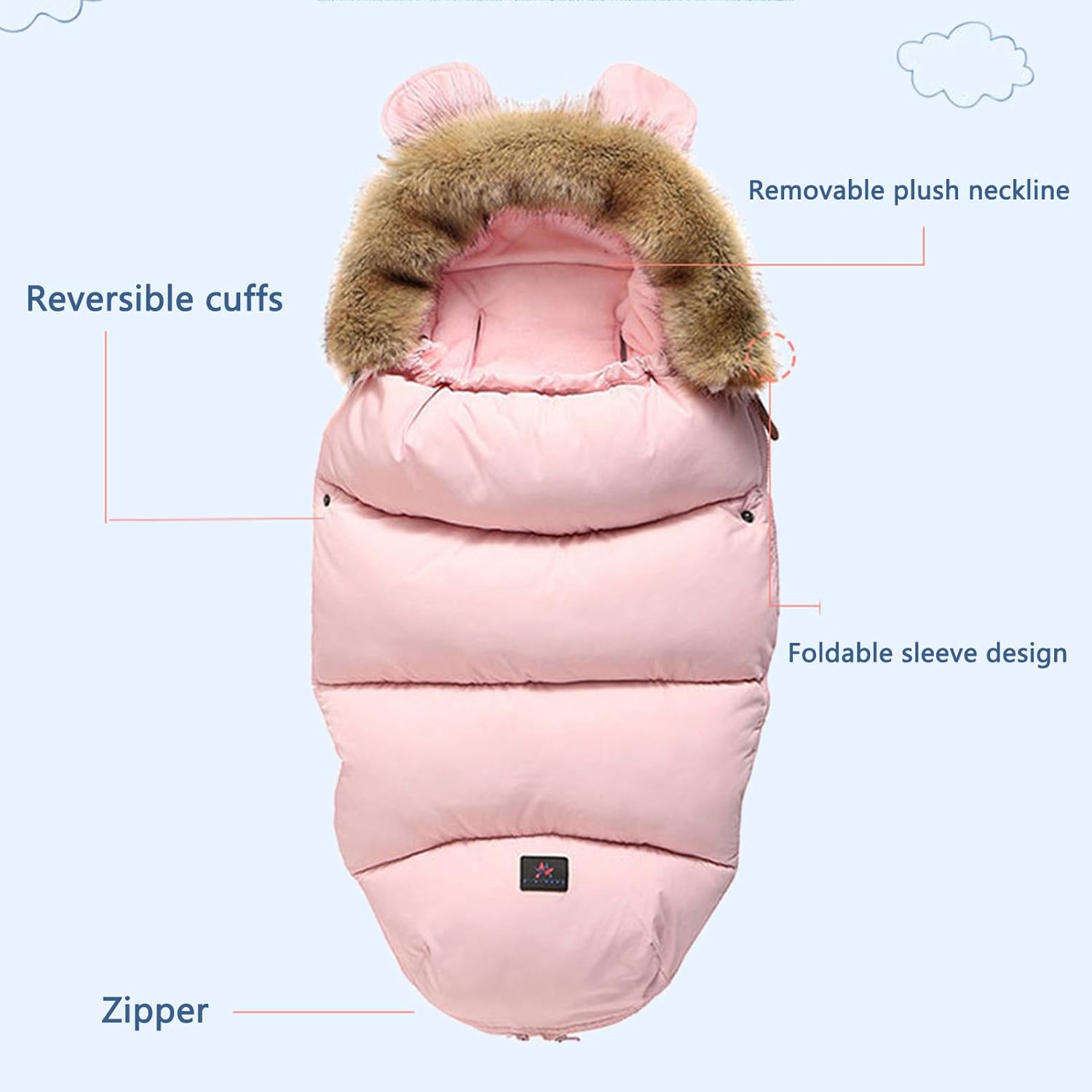 pink universal footmuff