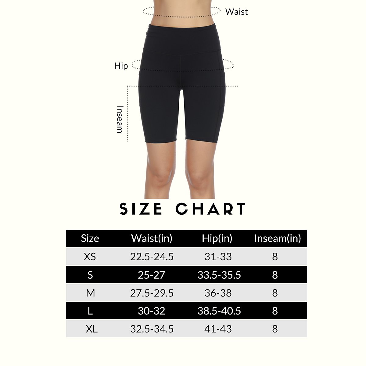 X-HERR Women\'s High Waist Workout Yoga Shorts Power Flex Tummy Control Running Pant with Side Pocket (Black,1X Big)