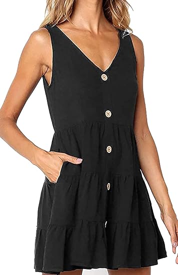 women's tiered tank dress