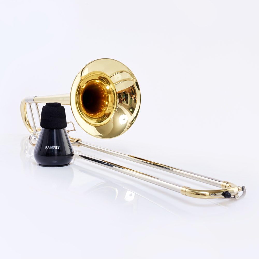 PAMPET French Horn Straight Mute for Trombone Black ABS Material, Bes Instrument Key - Image 5
