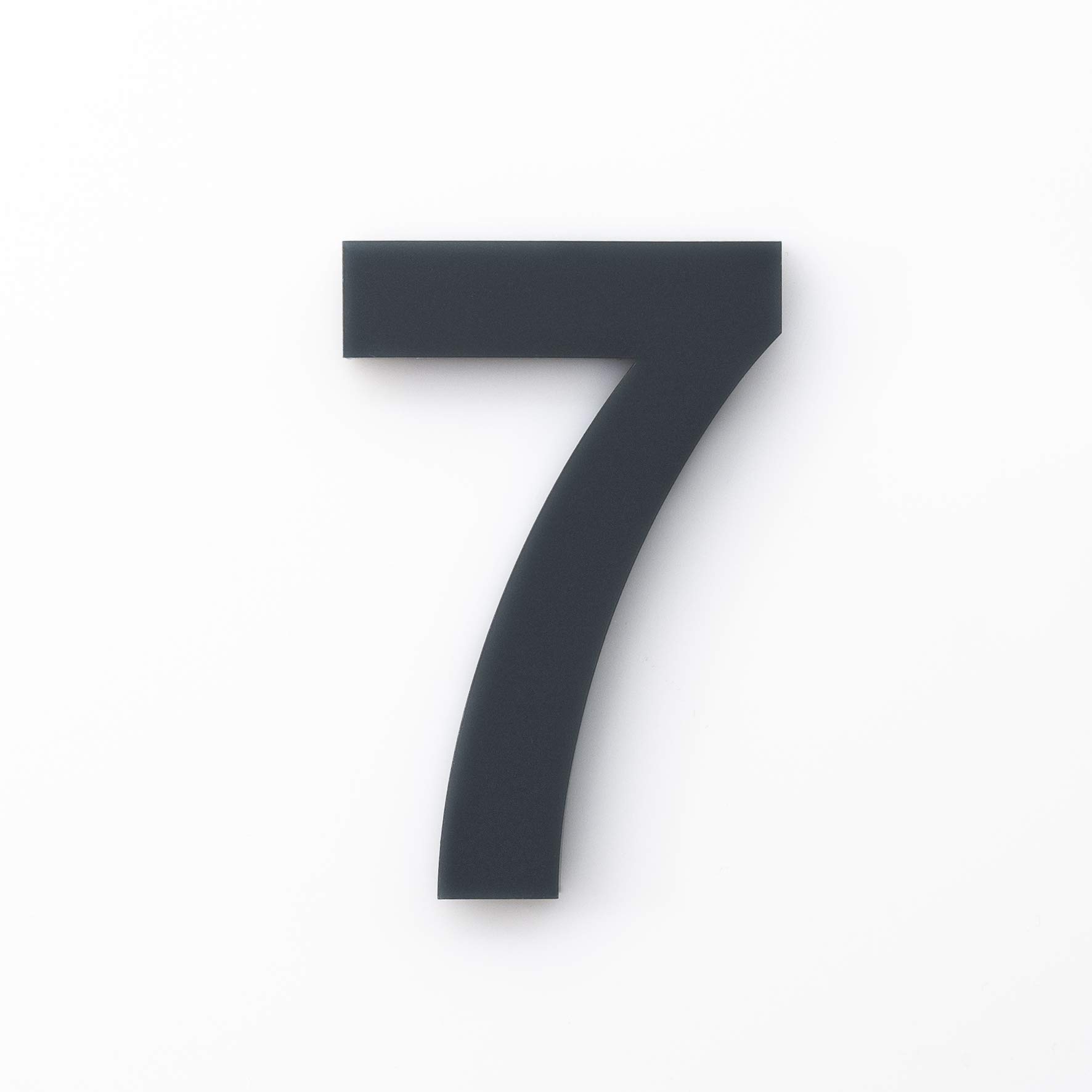 Meinplexi Z7-25 House Number Acrylic, Anthracite RAL: 7016, one Size