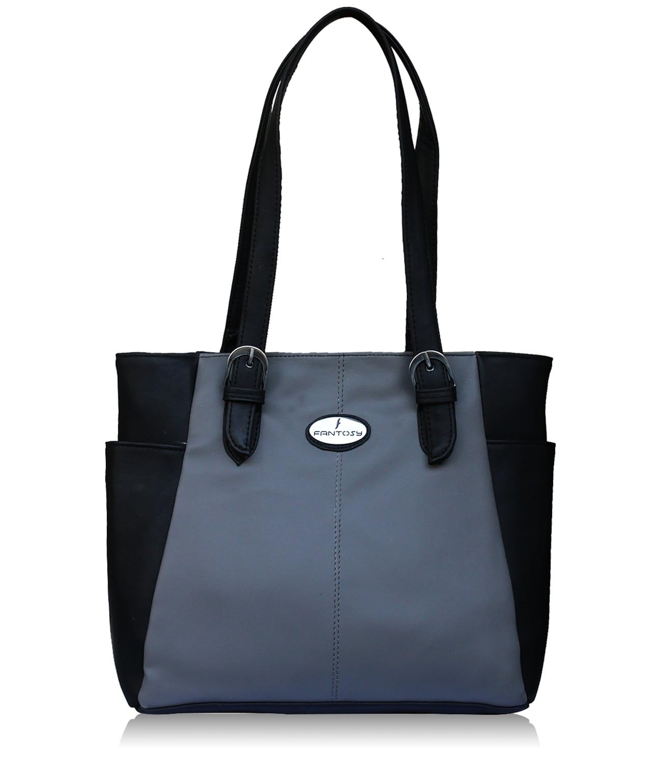 fantosy grey and black women shoulder bag (fnb-725) (grey and black)