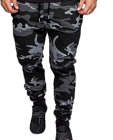 men's camo jogger sweatpants