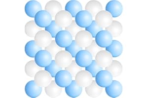 SEEVOR 28 Pcs Balls Table Tennis Balls 40mm Color Plastic Balls Assorted Color Balls Bulk Washable Small Game Balls for Party Decoration Handcrafted Art Carnival Pool Games