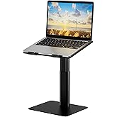 Besign LSX6 Laptop Stand, Ergonomic Adjustable Notebook Stand, Laptop Riser for Standing Work, Computer Holder Compatible wit