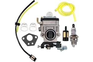 BOOSTI Carburetor Assy for Eskimo Mako M43 Viper 43cc Engine M43Q9 Z51Q8 Z51Q9 Z51Q10 Z71 Ice Auger Motor Carb with Fuel Line