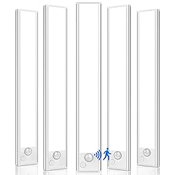 5-Pack Under Cabinet Lighting, Upgraded 2500mAh