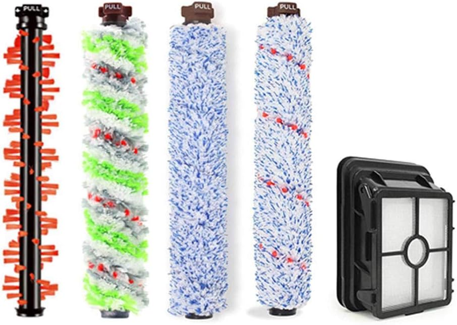 Pet Brush Roller, Multi-Surface Brush Roller, Hardwood Floor Brush Roller, Area Rug Brush Roller & Vacuum Cleaner Filters for Bissell Crosswave 1866/1868/1926/1785 Series