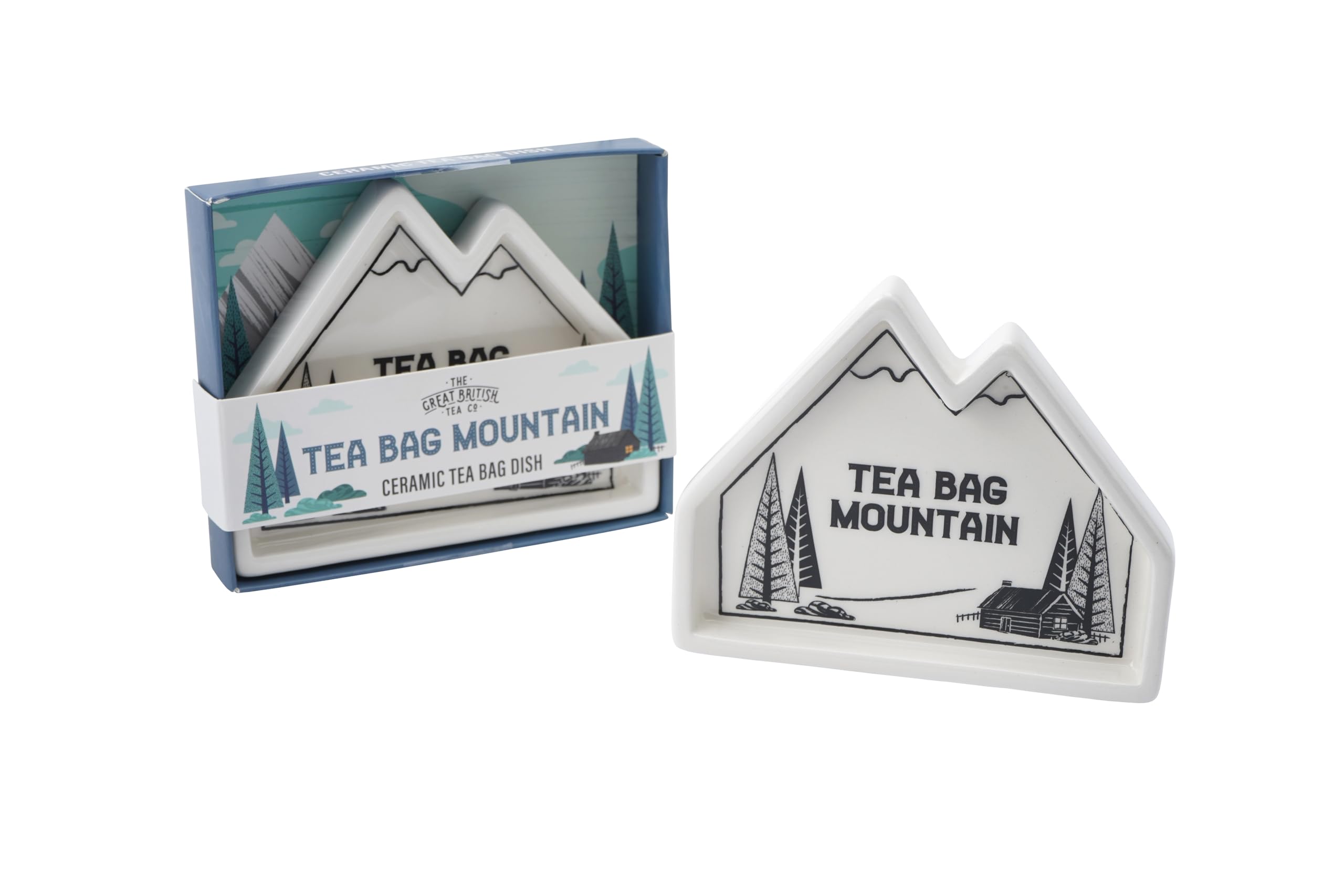 Great British Tea Co. 'Tea Bag Mountain' Dish in Gift Box | Homeware | Kitchenware | Loft Collection | GB07203