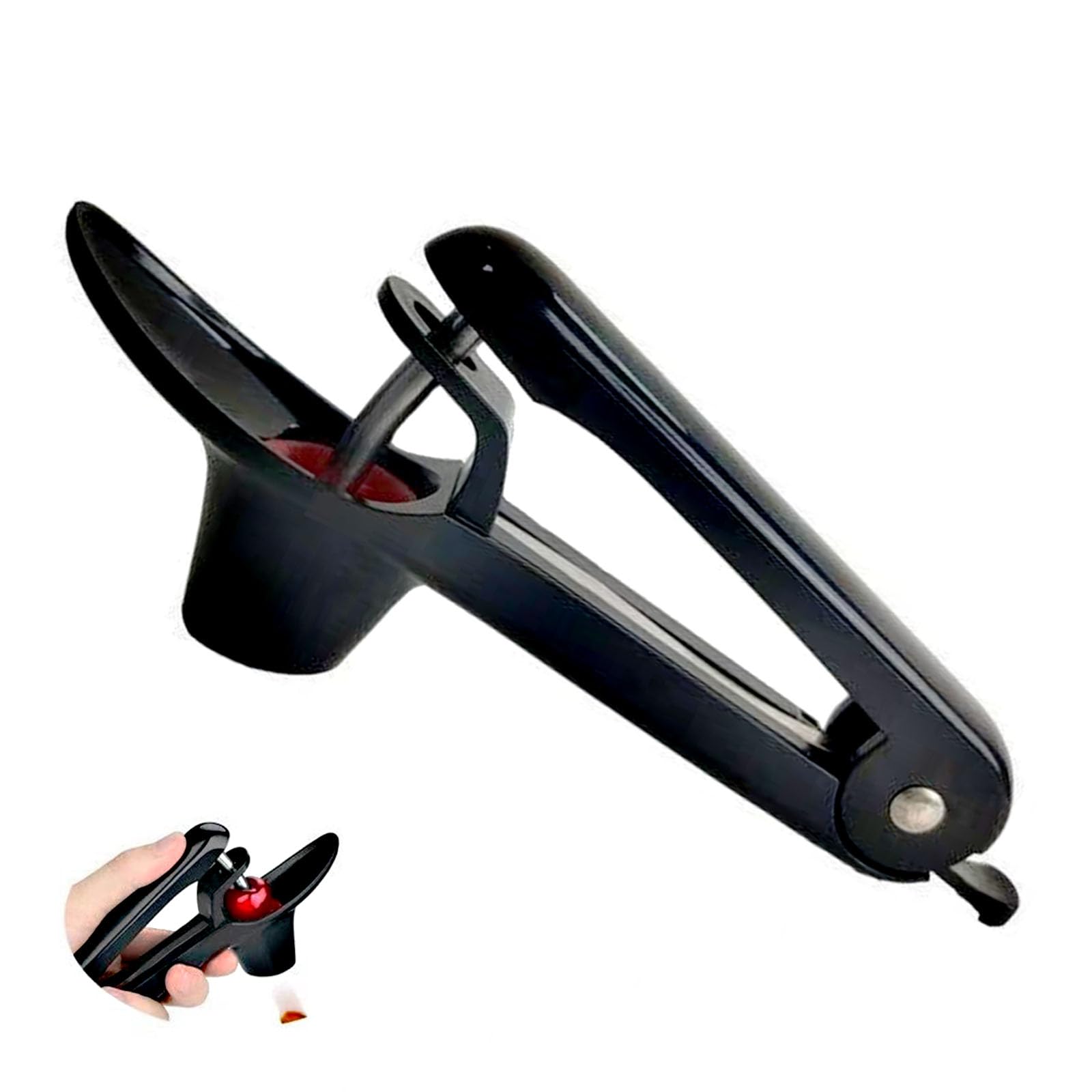 Cherry Pitter,MUNSKT Multi Cherry Stoner Tool Pit Remover,Olive Picker Fruit Cherries Seed Corer,Portable Multifunctional Professional Quick with Stainless Steel Pitting Device,for Hawthorn Cherryston