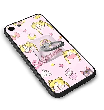 Amazon Iphone 7 8 7plus 8plus Iphonex Xs Xr Iphonexs Max ケース セーラームーン リング電話ケース キラキラ 光沢 360度 回転 リング付き 耐衝撃 カバー 人気 おしゃれ アップル アイフォン Tpu ソフト リング電話ケース 軽量 薄型 衝撃吸収
