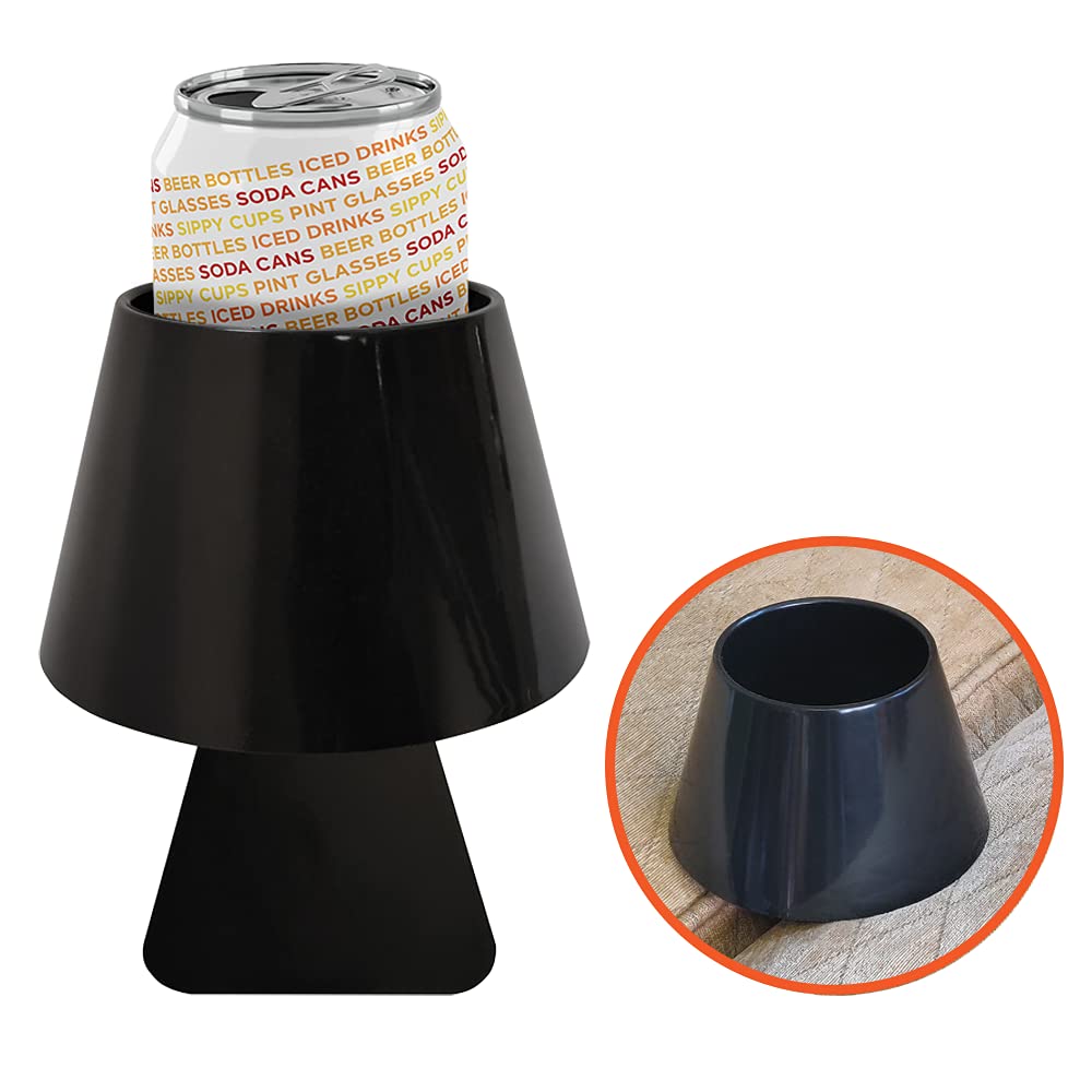 Sofa Stud Couch Cup Holder, The Spill Proof Sofa Couch Coaster and Drink Holder Caddy for Cans, Cups, Bottle and More