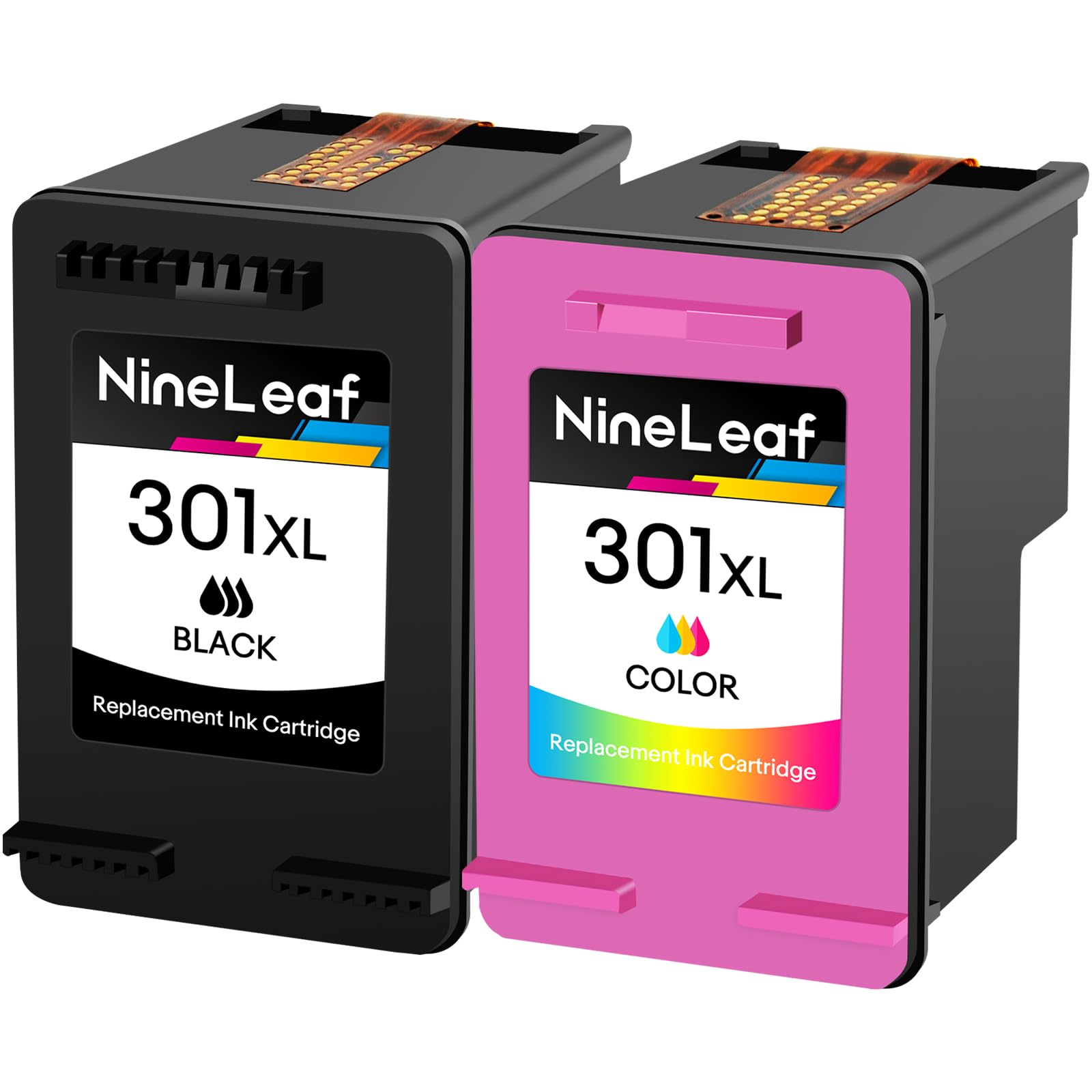 301XL Ink Cartridges Combo Pack Remanufactured for HP 301XL Ink Cartridges Black and Colour for HP Envy 4500 5532 5530 4507 4504 DeskJet 2544 2542 2540 1514 OfficeJet 4630 4632 4634 (2 Pack)