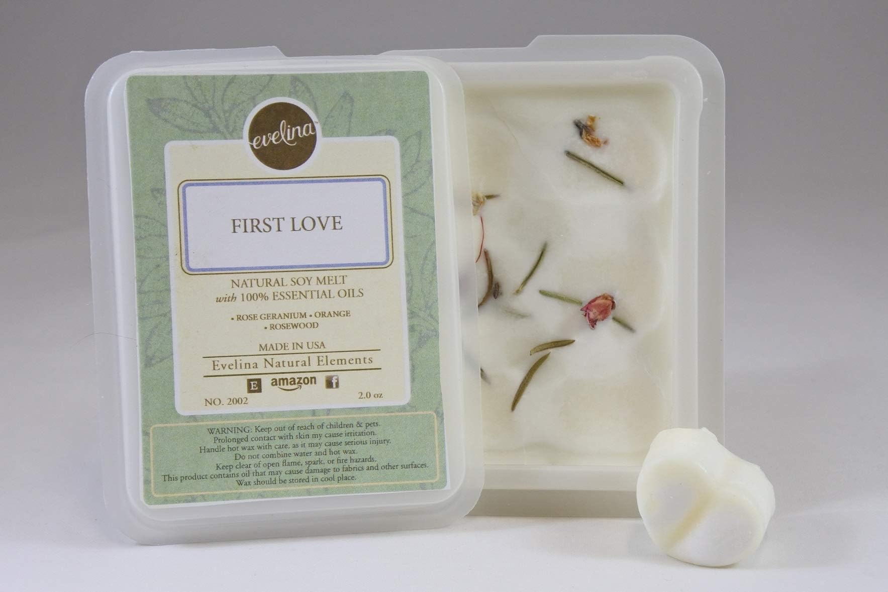EVELINA Essential Oil Aromatherapy Scent Melts (First Love)