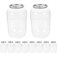 SOLUSTRE 10pcs Plastic Juice Bottles Clear Empty Beverage Soda Bottle Canning Jars Disposable Water Bottles Drink Containers for Juice Coffee Milk Smoothie Homemade Beverages