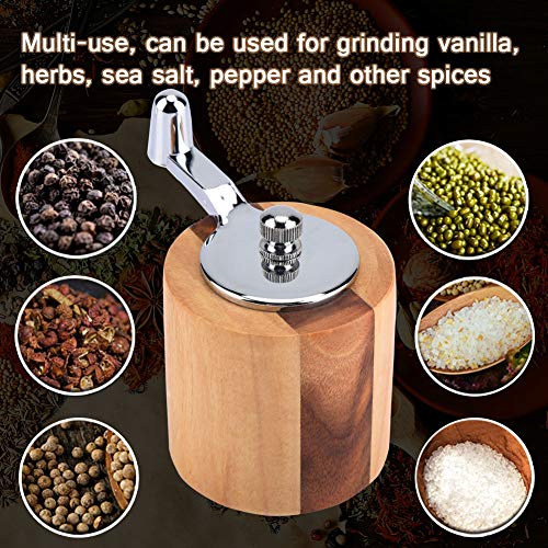 Manual Stainless Steel Salt Pepper Spices Grinder Set Sea Salt Herbs