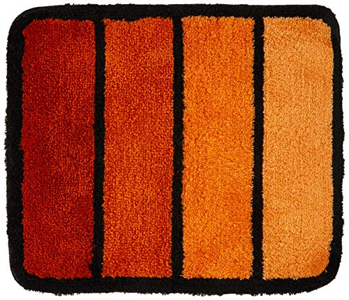 Spirella Textil Teppich Mirage Terra 55 x 65 1213403, Weiß, Estandar