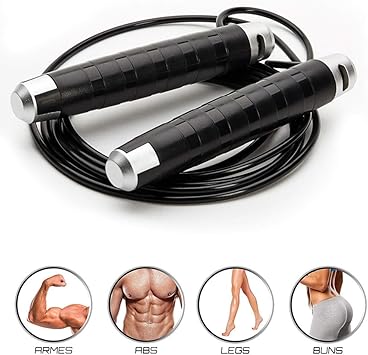 Cuerda para Saltar,Comba de Crossfit Alta Velocidad for Fitness ...