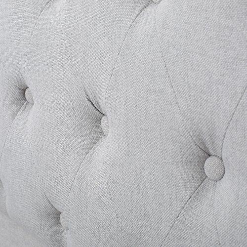 Christopher Knight Home CKH Fully Upholstered Bed Set, Queen, Sky Grey