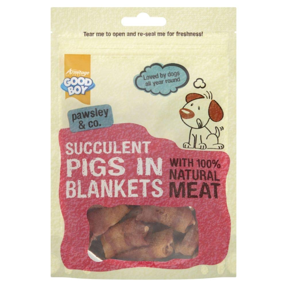 3XPawsley and Co Pigs in Blankets - 80g