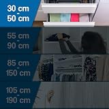 JJ PRIME Extendable Curtain Pole No Drilling Tension Rods Telescopic Black view 5