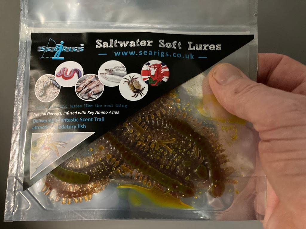 King Ragworm 22cm (8") x3 Natural Ragworm Life like Artificial Sea fishing lure LRF