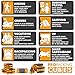 PRO Packing Cubes | 6 Piece Travel Bags Organizer for Luggage | Multi-size Ultralight Travel Cubes | Suitcase Organizer Bags Set | Makes Packing Easy - Sunset Orange