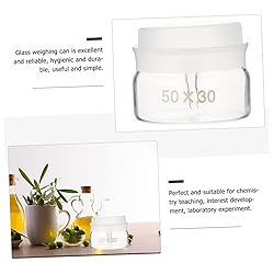 FUOYLOO 3pcs Weighing Bottle Small Glass Bottles