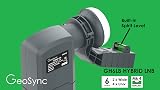 GeoSync Hybrid LNB 6 Output with Sky Bracket & Level - 2 UK Wideband 4 Universal view 3