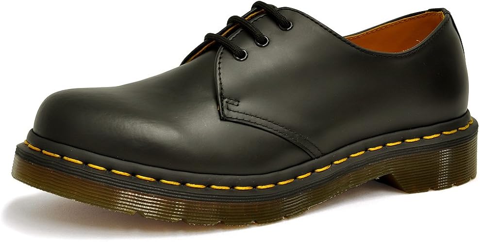 Amazon ドクターマーチン ウィメンズ 3アイ シューズ ギブソン 1461w ブラック スムース 3ホール W S ブーツ ブーティ