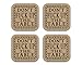 Don't Fuck Up The Table - Funny Drink Coaster Gift Set of 4 Cork