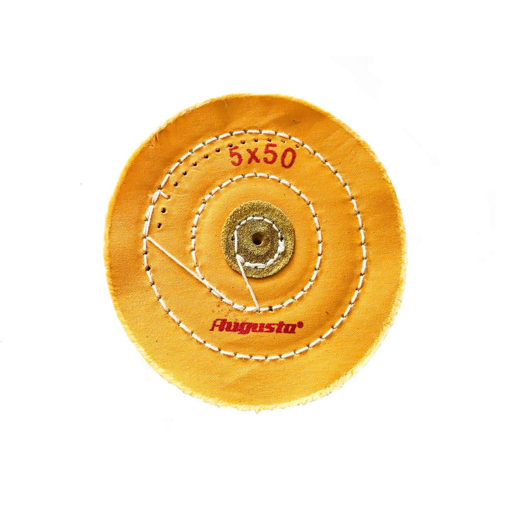 Augusta high-Gloss polishing Buffing Cotton disc 5x50 Germany