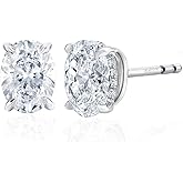 Bo.Dream Cubic Zirconia CZ Stud Earrings for Women 925 Sterling Silver