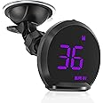 wiiyii GPS Speedometer G13, Heads up Display for Cars with Speed MPH, Compass Driving Direction, Fatigue Driving Reminder, Overspeed Alarm Trip Meter, for All Vehicles