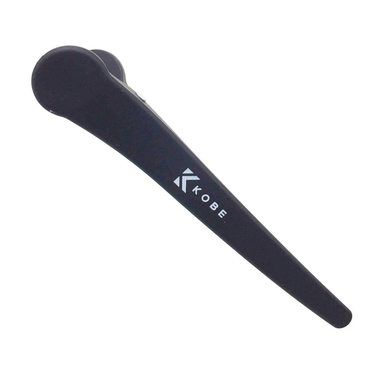 Kobe Sure Grip Black Hairdressing Sectioning clips, Strong Grip for All Hair Types, Ideal for Long and Short Hair. Great for Styling