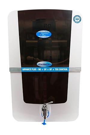 Aquatec plus Advance Plus 12L RO+UV+UF+TDS Water Purifier (White and Black)