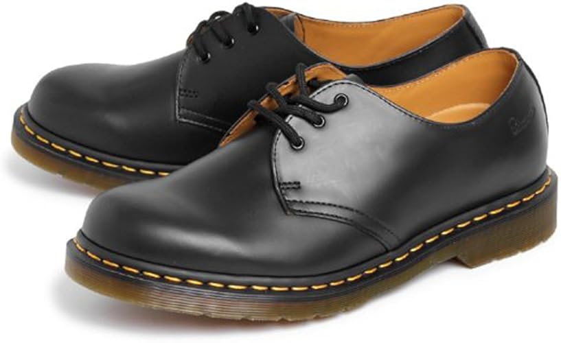 Amazon ドクターマーチン Dr Martens ギブソン 1461 3アイ スムースレザーシューズ メンズ 01 ブラック Uk8 0 27cm 並行輸入品 Dr Martens ドクターマーチン ビジネスシューズ
