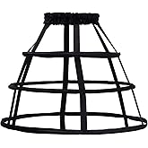 MAYSONG Cage Hoop Skirt Petticoat Dress Pannier Bustle Crinoline Underskirt