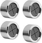 4 Pcs Self Adhesive Towel Hooks - Round Wall Mounted Holders view 1
