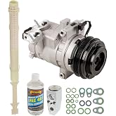 AC Compressor &amp; A/C Kit For Ford F150 F-150 V6 2011-2014 - Includes Drier Filter, Expansion Valve, PAG Oil &amp; O-Rings - BuyAutoParts 60-89443RK New