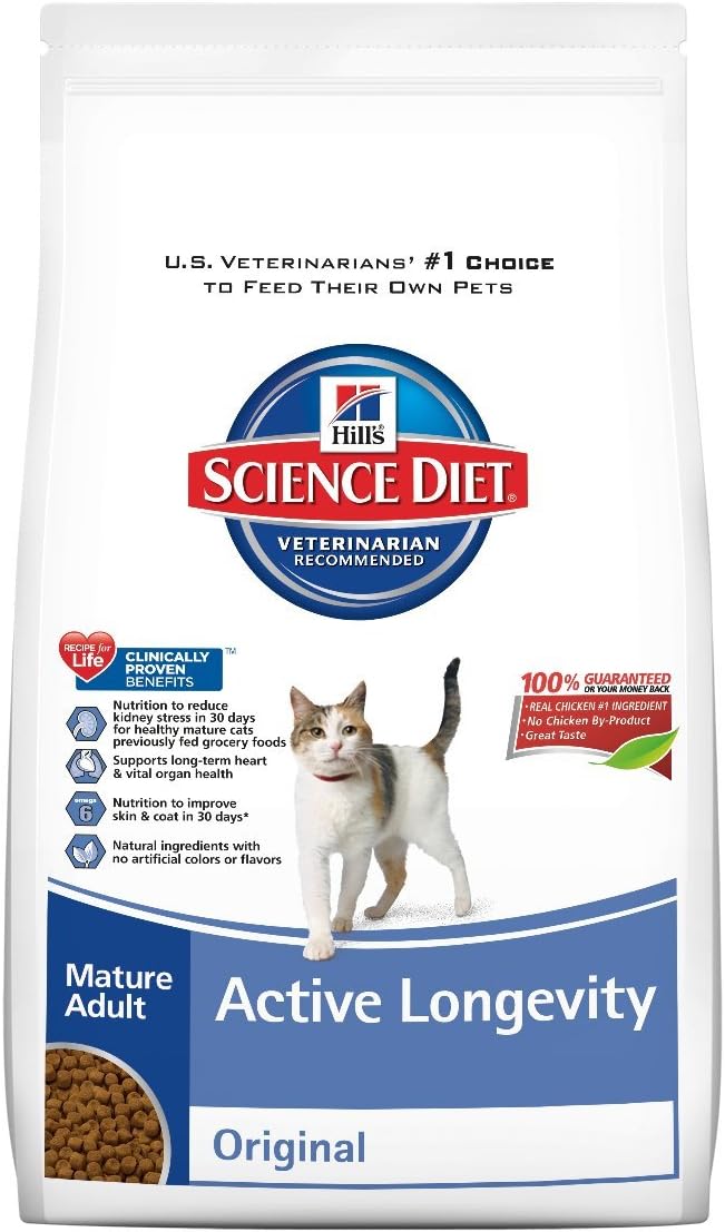 Hill'S Science Diet Adult 7+ Active Longevity Original Dry Cat Food