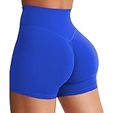 YEOREO Women's Biker Shorts 3.6" /4.5" / 6" Workout Gym Shorts Craze High Waist Tummy Control Hidden Scrunch Running Yoga