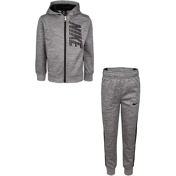 Amazon.com: Nike Boy`s Dry Fit Therma Zip Hoodie & Sweatpants 2